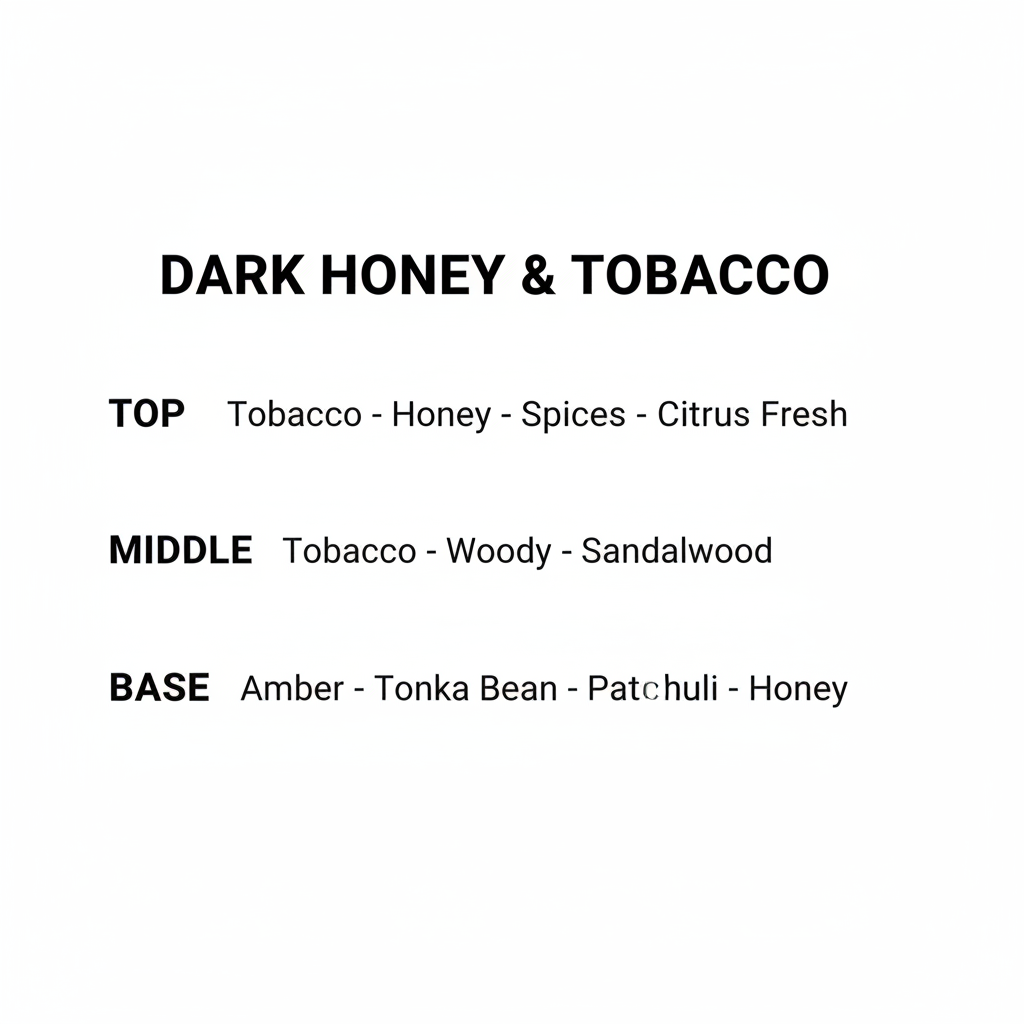Dark Honey & Tobacco Scent Notes - Montserrat