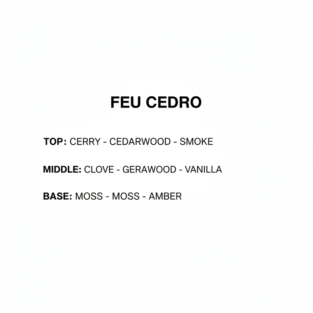 Feu Cedro Notes - Correct