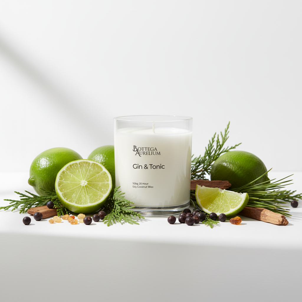 Gin & Tonic candle - borderless